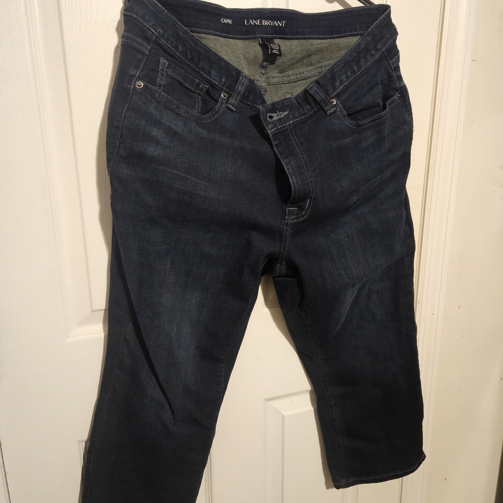 Bundle 5 Items For $25 - Lane Bryant- Deep Indigo Relaxed Capris